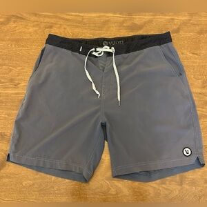 Vuori Boardshorts Mens XL Dark Gray Draw String Swim